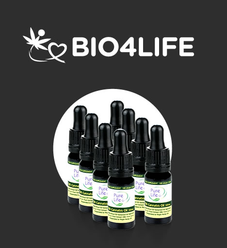 BIO4LIFE - wyłączny dystrybutor olejków CBD brytyjskiej firmy Pure Life w Polsce